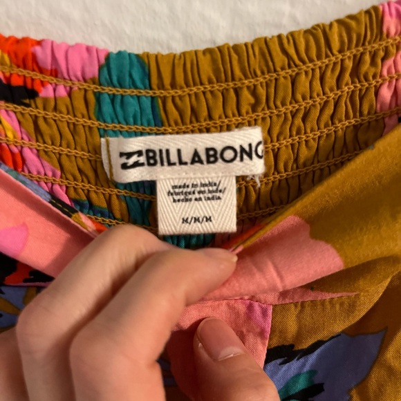 Billabong Cut Through floral top and pant matching set size M (Moss Landing) - Picture 10 of 13